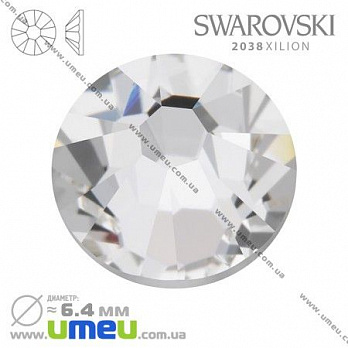 [Архів] Стрази Swarovski 2038 Crystal, HotFix, SS30 (6,4 мм) (STR-009840)