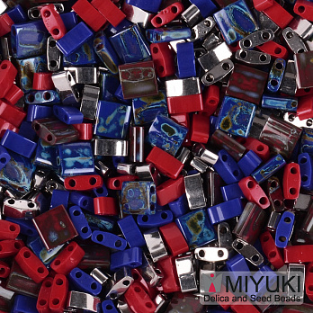 Бісер японський Miyuki TILA №mix05, Різнокольоровий (BIS-051202)