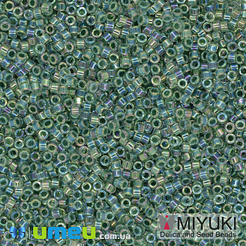 Бісер японський Miyuki Delica 11/0 DB060, Зелений (BIS-040580)