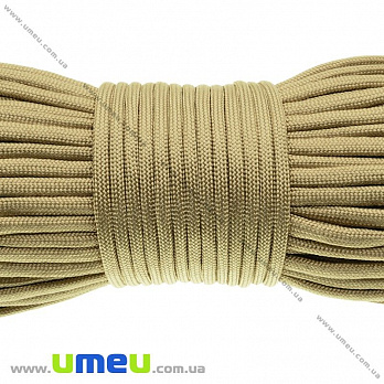 Шнур паракорд семижильний 4 мм, бежевий (LEN-024940)