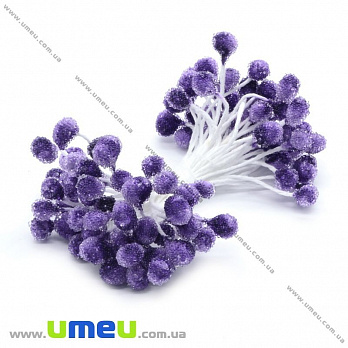 Тичинки на нитці в цукрі, Фіолетові (DIF-014992)