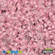 Бісер чеський Twin (Твін) №38694, 2,5х5 мм, Рожевий забарвлений (BIS-026279)