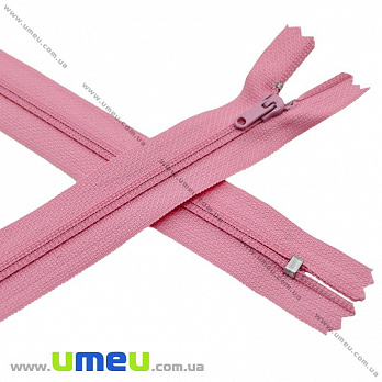 Блискавка (змійка) брючна спіральна напівпотайна нероз'ємна, 20 см, Тип 3, Рожева (ZIP-020720)