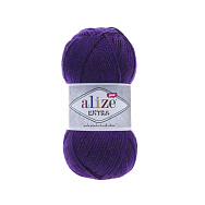 Пряжа Alize Extra 100 г, 220 м, Фіолетова 74 (YAR-060202)