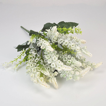 Букет декоративный, 35 см, Белый (DIF-057764)
