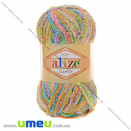Пряжа Alize Softy 50 г, 115 м, Меланж Різнокольорова 51307 (YAR-029483)