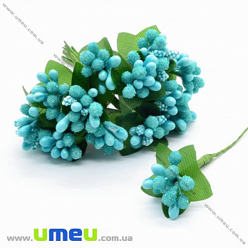 Тычинки на проволоке, Бирюзовые (DIF-015434)