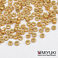 Бісер японський Miyuki Spacer SPR2-4202, 2,2х1 мм, Duracoat Galvanized, Золотистий (BIS-060857)