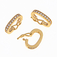 Бейл знімний, 13 мм, Латунь з покриттям 18 kt, Куб. цирконій (OSN-055382)