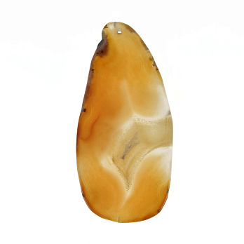 Зріз Агата, Коричневий, 97х46 мм (POD-014446)