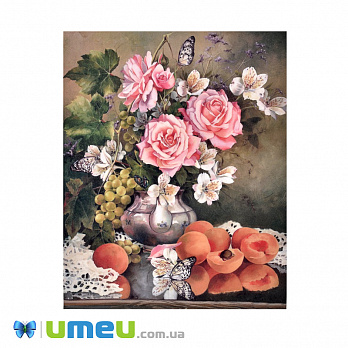 Принт для вишивки стрічками, 25х20 см (UPK-050901)