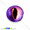 /p13646-kaboshon-stekl-s-printom-glaz-14-mm-sireneviy-krugliy/