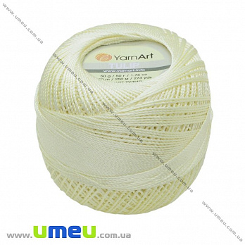 Пряжа YarnArt Tulip 50 г, 250 м, Желтая светлая 437 (YAR-025040)