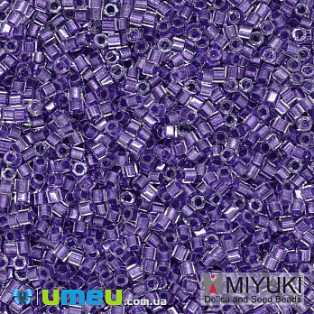 Бісер японський Miyuki Delica Cut 11/0 DBC0906, Фіолетовий (BIS-040109)
