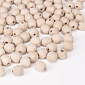 Намистини дерев'яні 8 мм, Круглі, Бук (BUS-054800)