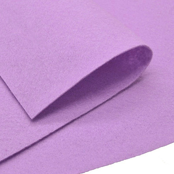 Фетр мягкий 1,3 мм, 30х30 см, Лавандовый (FLT-019468)