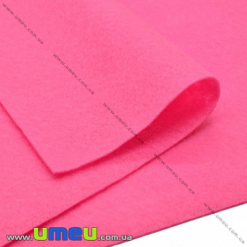 Фетр м'який 1,3 мм, 10х15 см, 530 Рожевий (FLT-019484)