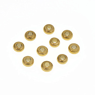 Намистини з нерж. сталі Круглі плоскі, 3х1,5 мм, Покриття 18 kt (STL-062535)