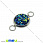 /p36781-konnektor-iz-nerzh-stali-imitaciya-druzi-smola-siniy-18x10-mm/
