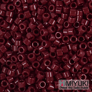 Бісер японський Miyuki Delica 11/0 DB1134, Бордовий темний (BIS-053185)