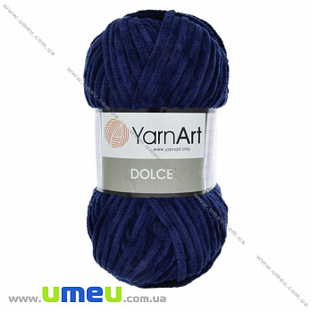 Пряжа YarnArt Dolce 100 г, 120 м, Синя 756 (YAR-029687)