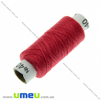 Нить полиэстеровая EVRO №40, Красная, 200 м (MUL-017621)