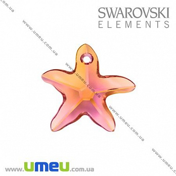 [Архів] Підвіска Swarovski 6721 Astral Pink, 17х16 мм, Морська зірка (POD-005630)