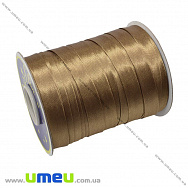 Атласна коса бейка, 15 мм, Коричнева (LEN-010316)