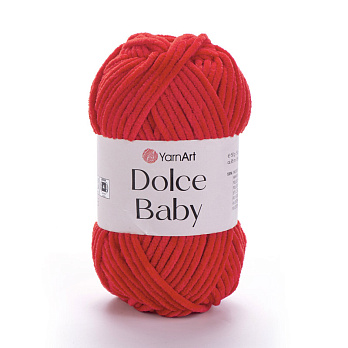 Пряжа YarnArt Dolce Baby 50 г, 85 м, Красная 748 (YAR-061631)