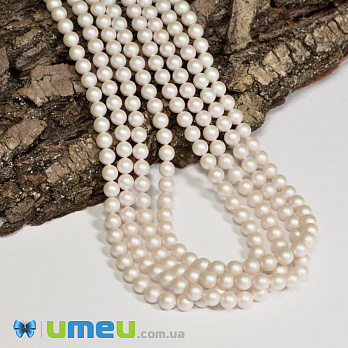 [Архів] Намистина Swarovski 5810 Prearlescent White Pearl 969, 6 мм (BUS-040848)