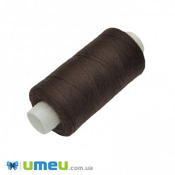 Нитка поліестерова KIWI №40/2, col.492, Коричнева темна, 366 м (MUL-046805)