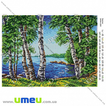 Схема для виш. бісером Dana, Берізки DANA-3291, 38х29 см (UPK-027846)