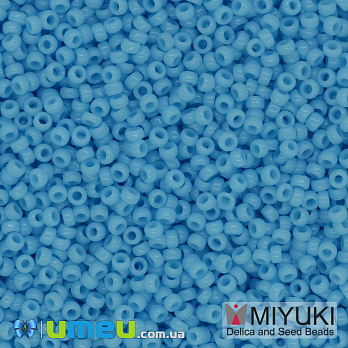 Бісер японський Miyuki круглий RR 15/0 №413, Блакитний (BIS-039876)