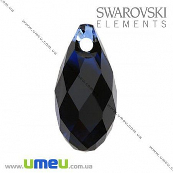 [Архів] Підвіска Swarovski 6010 Dark Indigo, 13х6,5 мм, Крапля (POD-005471)