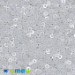 Паєтки Італія круглі плоскі, 2 мм, Білі №1004 Bianco Ghiaccio Opaline (PAI-039169)