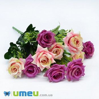Букет троянд, 44 см, Рожево-малиновий (DIF-044700)