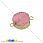 /p36926-konnektor-iz-naturalnogo-kamnya-druza-agata-v-metalle-krugliy-rozoviy-23x16-mm/