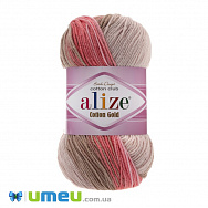 Пряжа Alize Cotton Gold Batik 100 г, 330 м, Бежево-рожева 5970 (YAR-039815)