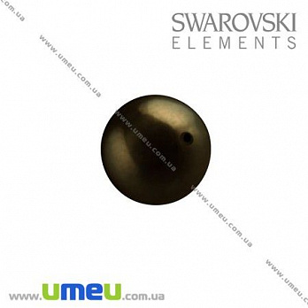 [Архів] Намистина Swarovski 5810 Deep Brown, 4 мм, Перламутрова (BUS-005685)