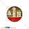 /p17688-kaboshon-stekl-s-printom-novogodniy-14-mm-krugliy/