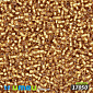 Бісер чеський 11/0, №17050, Золотистий, Блискучий (BIS-028434)