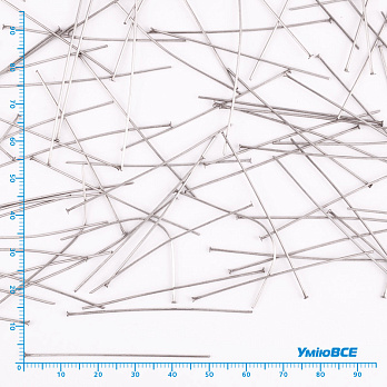 Гвоздики із нерж. сталі, 50 мм, Темне срібло (STL-056247)