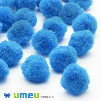 Помпоны 2 см, Голубые (DIF-042620)