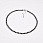 /p58757-choker-cherniy-busini-steklyannie-36-sm/