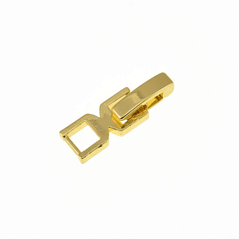 Застібка, 19х6 мм, Латунь з покриттям 18 kt (ZAM-060858)