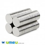 Магніт неодимовий для брошок Круглий, 18х1,3 мм (OSN-039339)