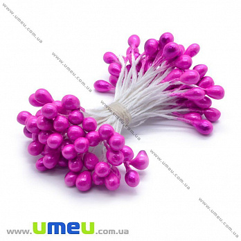 Тычинки на нитке большие, Малиновые (DIF-014981)