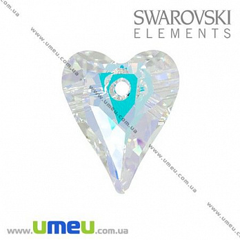 [Архів] Підвіска Swarovski 6240 Crystal AB, 37х30 мм, Серце (POD-005645)
