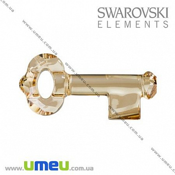 [Архів] Підвіска Swarovski 6919 Golden Shadow, 30х14 мм, Ключ (POD-005616)