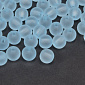 Намистини для сумок ОПТ, Акрилові матові, Круглі, 8 мм, Блакитні (BUS-059782)
